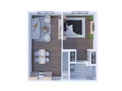 One Bedroom - B13 floorplan image