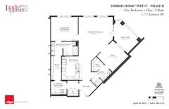 Type C at Hybrid Homes floorplan image