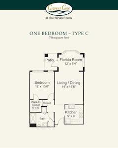 Bedroom C floorplan image
