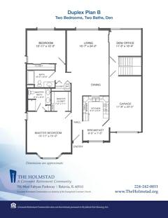 The Duplex Plan B floorplan image