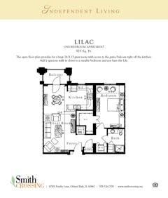 The Lilac floorplan image