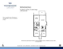 The windsong floorplan image