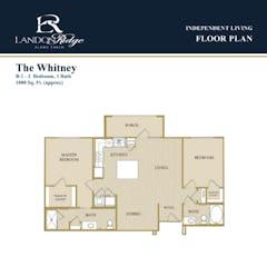 The Whitney floorplan image