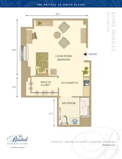 The Bentley - Studio Suite floorplan image