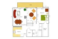 Terrace Apartments - Two Bedroom floorplan image