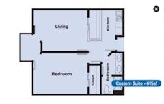 Custom Suite floorplan image