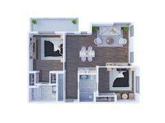 Two Bedroom - C1 floorplan image