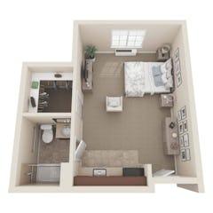 Studio floorplan image