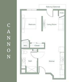 Cannon floorplan image
