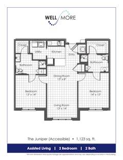 The Juniper Accessible floorplan image