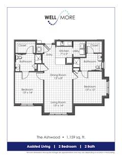 The Ashwood floorplan image