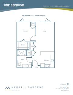 One Bedroom - B2 floorplan image