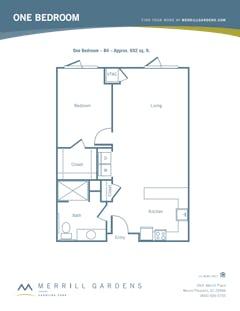 One Bedroom - B4 floorplan image