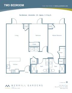 Two Bedroom - C3 floorplan image