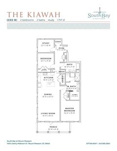 Kiawah GD2-B floorplan image