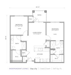 Day Lily floorplan image