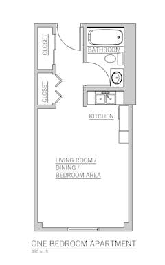 Studio Floor Plan floorplan image