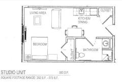 Studio Unit floorplan image