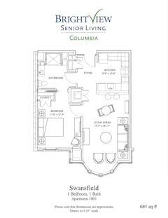 The Swansfield  floorplan image