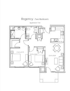 The Regency floorplan image