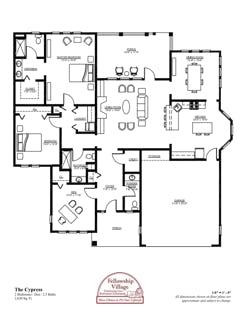 The Cypress floorplan image