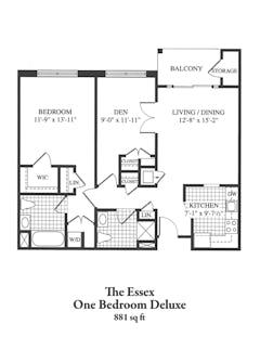 The Essex  floorplan image
