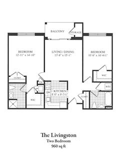 The Livingston  floorplan image