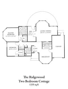 The Ridgewood  floorplan image