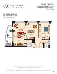 The Matisse floorplan image