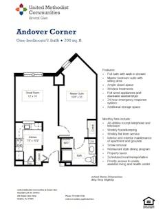 The Andover Corner floorplan image