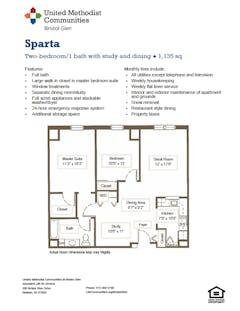 The Sparta floorplan image