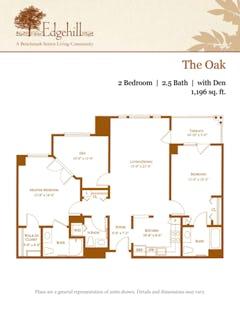 The Oak floorplan image