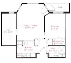 The Portsmouth  at Mountain View floorplan image