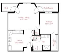 The Pawcatuck  at Riverbend floorplan image