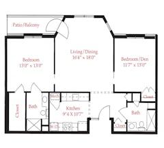The Greenwich at Riverbend floorplan image