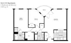 The Notch Hills Apartment floorplan image