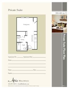 Private Suite floorplan image