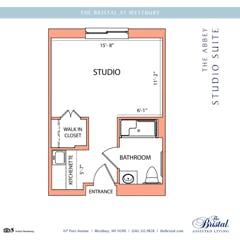 The Abbey - Studio Suite floorplan image