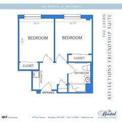 The Eaton - Reflections Friendship Suite floorplan image