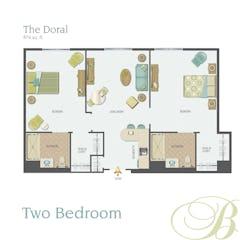 The Doral floorplan image