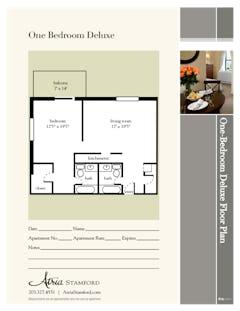 One Bedroom Deluxe  floorplan image