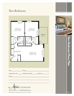 Two-Bedroom floorplan image