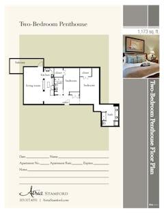 Two-Bedroom Penthouse floorplan image