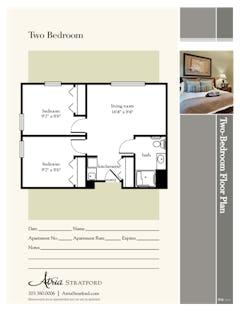 Two Bedroom  floorplan image