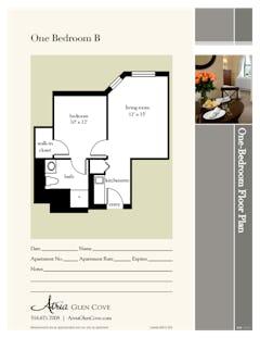 One Bedroom B floorplan image