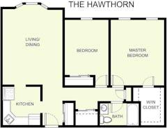 The Hawthorn floorplan image
