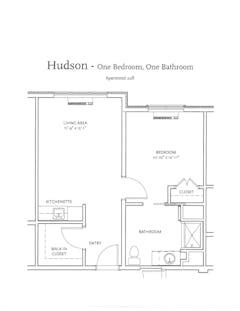 The Hudson floorplan image