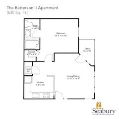 The Batterson II Apartment floorplan image