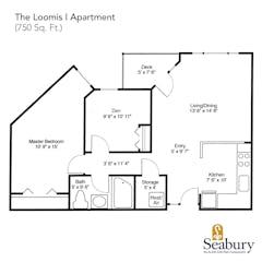 The Loomis I Apartment floorplan image