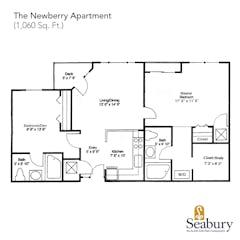 The Newberry Apartment floorplan image